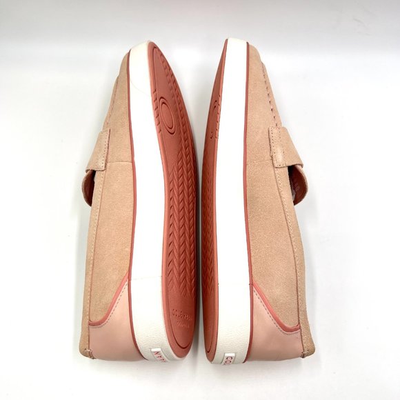 Cole Haan Womens Nantucket 2.0 Penny Loafer Pink Leather Slip On Shoes 10.5 - Picture 8 of 12